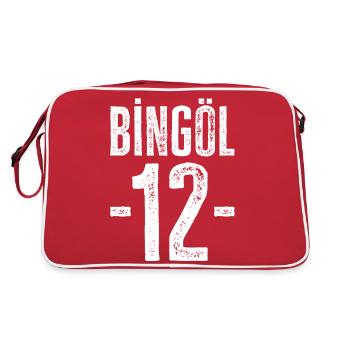 Bingöl 12 – Pride in diversity and culture - Retro Bag - red/white - Back