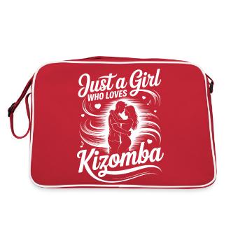 Just a girl who loves Kizomba - Retro Bag - red/white - Back