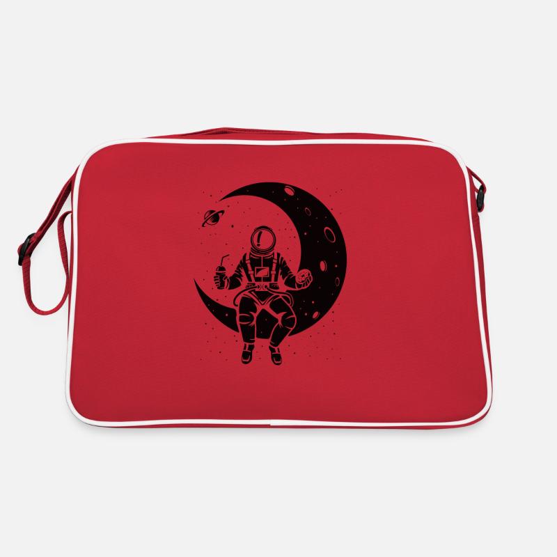 Mach mal ne Pause BK - Retro Tasche - Rot/Weiß