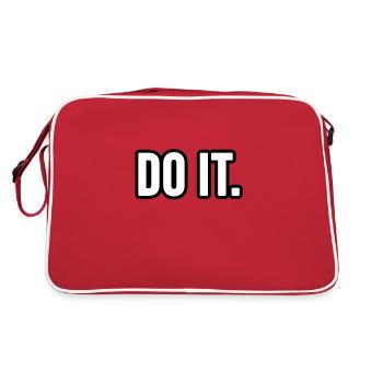 Do it. - Retro Bag - red/white - Back