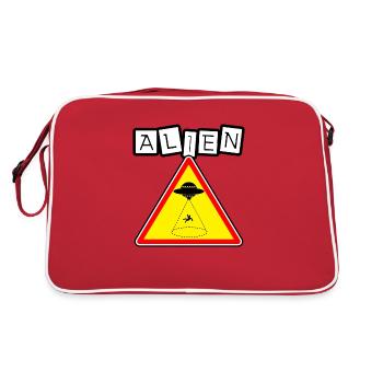 Alien - Sac Retro - rouge/blanc - Dos