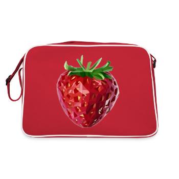 Fraise à Facettes - Sac Retro - rouge/blanc - Dos