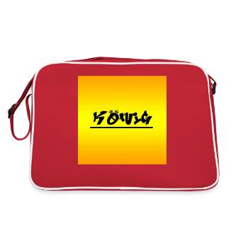 Roi - Sac Retro - rouge/blanc - Dos