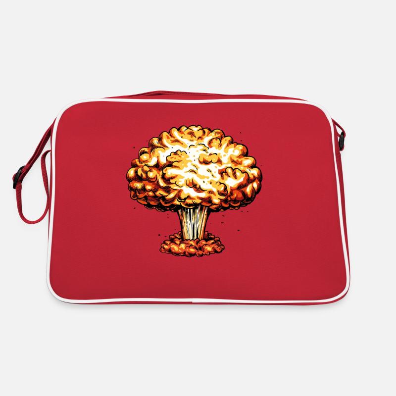 A Bomb - atomic bomb Retro Bag