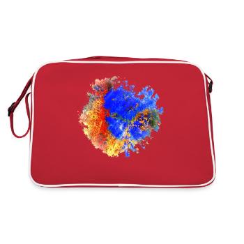 « ExON » par Acryl Gallery & Design - Sac Retro - rouge/blanc - Dos