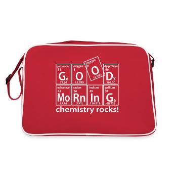 good morning chemistry - Sac Retro - rouge/blanc - Dos