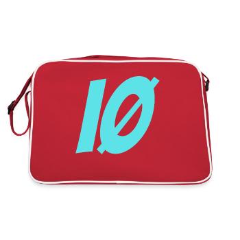 ÏLE D'OLERON IØ, bleu - Sac Retro - rouge/blanc - Dos