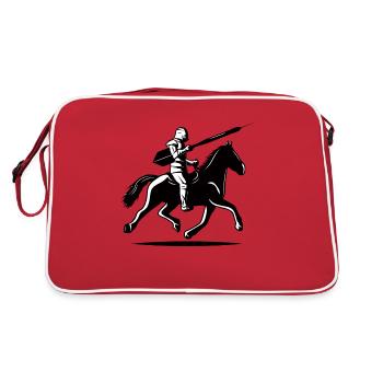 Dart Rider - Retro Bag - red/white - Back