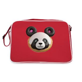 Panda Triple Donuts - Sac Retro - rouge/blanc - Dos
