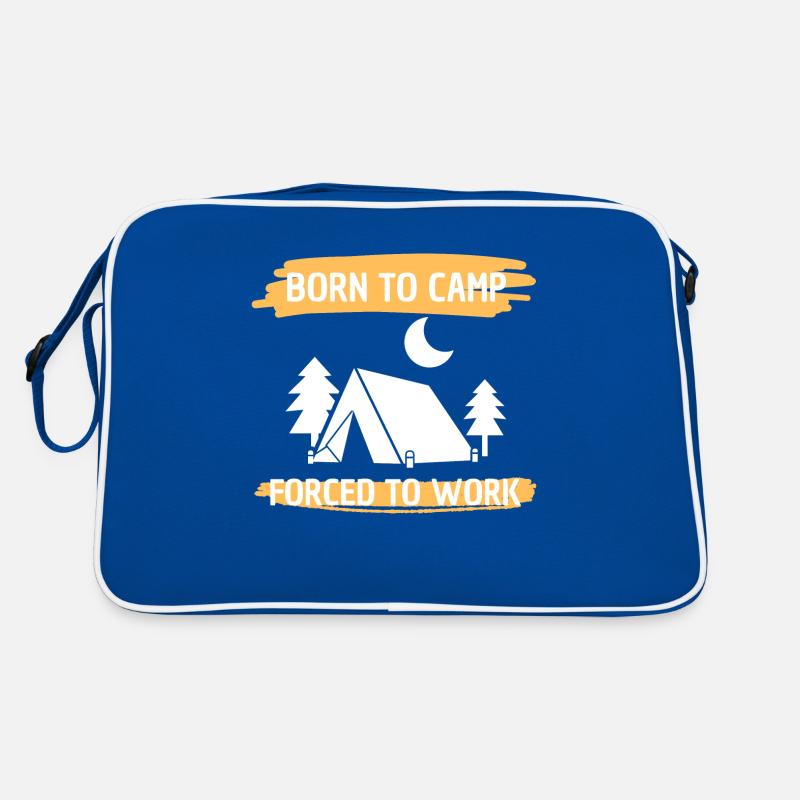 Camping Geschenk Zelten Wohnwagen Camp Wohnmobil Retro Tasche