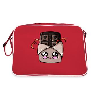 Kawaii Chocolate Bar - Retro Bag - red/white - Back