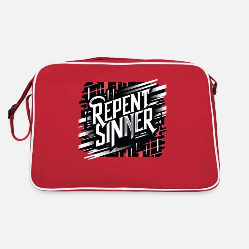 Repent Sinner 18 Retro Tasche