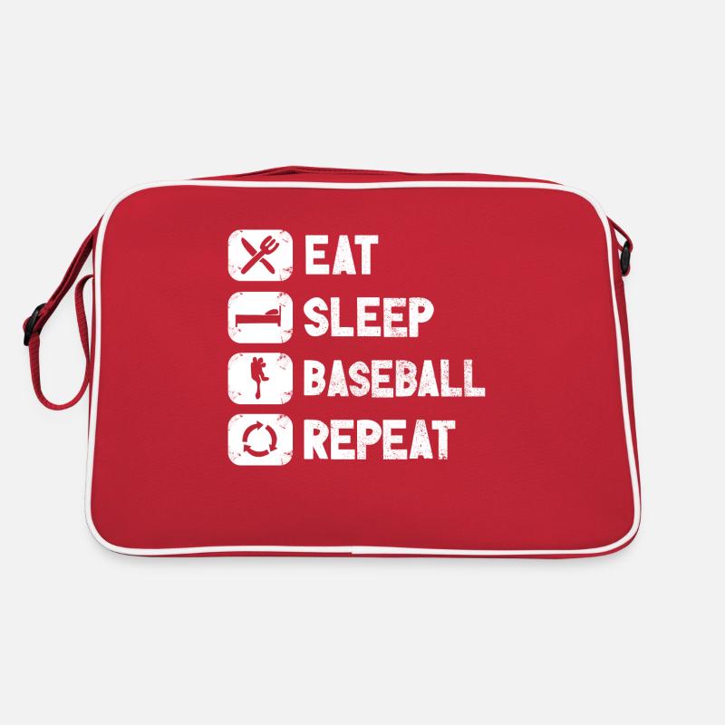 Baseball Player Baseball Baseball Team Baseballer Retro Bag