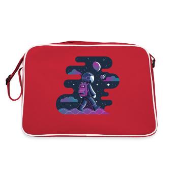 Vagabond céleste - Sac Retro - rouge/blanc - Dos