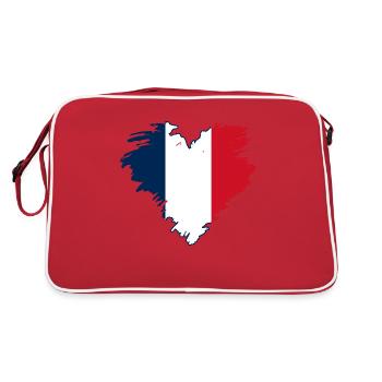 LA FRANCE DANS MON COEUR - Sac Retro - rouge/blanc - Dos