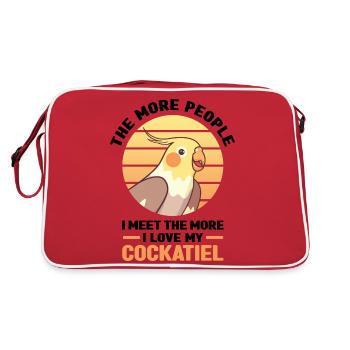 Calopsitte - Sac Retro - rouge/blanc - Dos