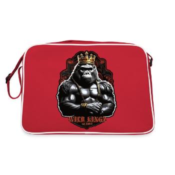 Gorille - Sac Retro - rouge/blanc - Dos