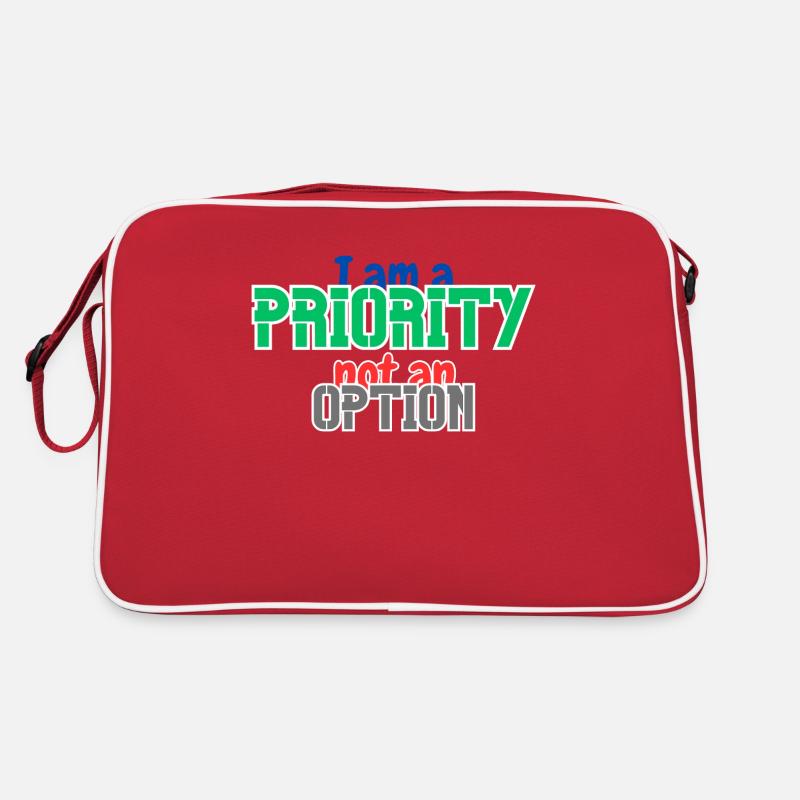Priorité et non option Sac Retro