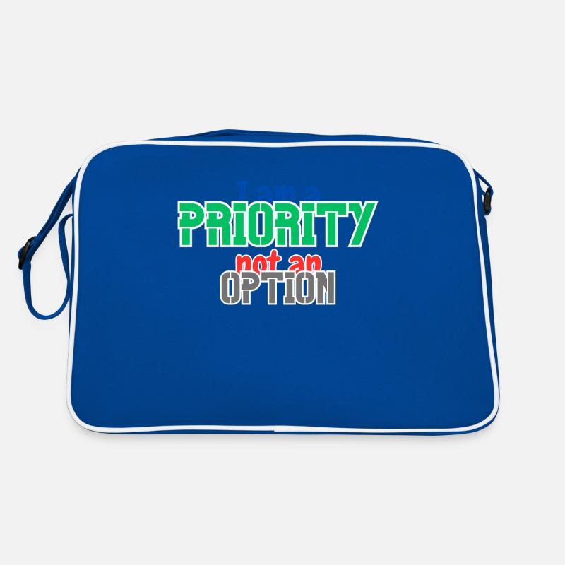 Priority not option Retro Bag