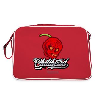 Conception de chili pour de vraies têtes de chili - Sac Retro - rouge/blanc - Dos