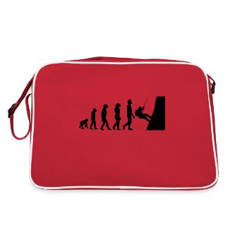 ÉVOLUTION ESCALADE - Sac Retro - rouge/blanc - Dos