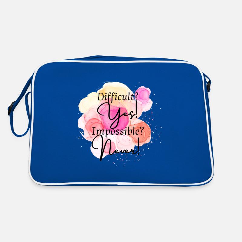 Nothing's impossible Retro Bag