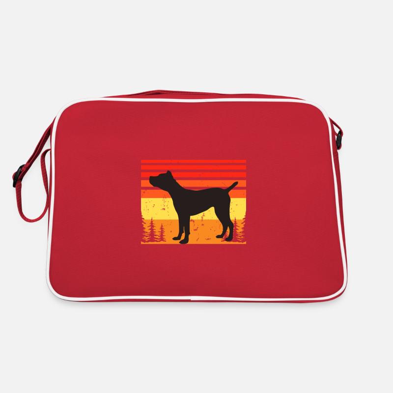 Cane Corso Dog Lover Silhouette Vintage Sunset Sac Retro