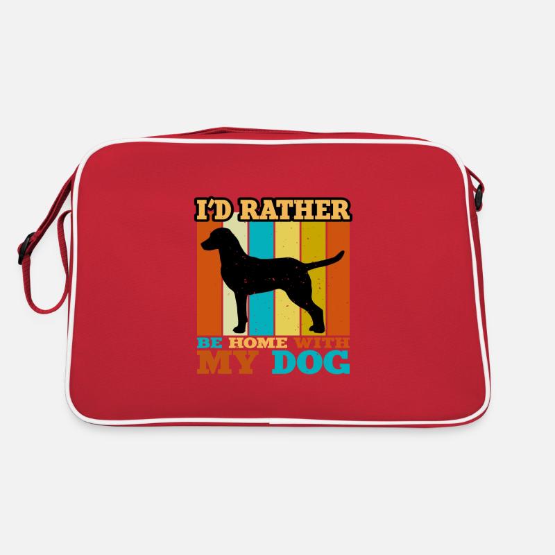 Chesapeake Bay Retriever Chien Silhouette Rétro Soleil Sac Retro