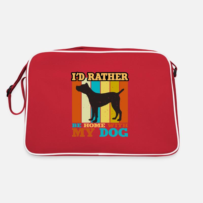 Cane Corso Dog Lover Silhouette Vintage Sunset Sac Retro
