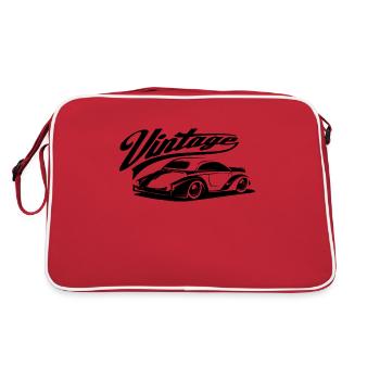 Old car - Retro Bag - red/white - Back