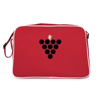 Palatinate love - Retro Bag - red/white - Back