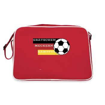 Fighting and winning football - Retro Bag - red/white - Back