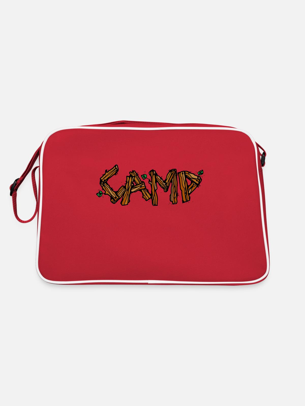 Clairière Cosy - Sac Retro - rouge/blanc - Dos