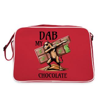 Dab My Chocolate – The dromedary dab! - Retro Bag - red/white - Back