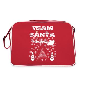 Santa, Santa, Santa, Santa Claus, Santa Claus - Sac Retro - rouge/blanc - Dos