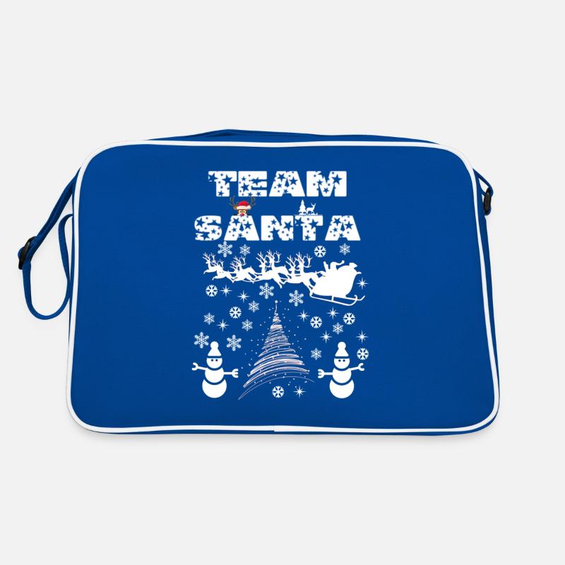 Weihnachtsmann, Weihnachtsmann, Weihnachtsmann, Weihnachtsmann, Weihnachtsmann Retro Tasche