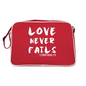 Jésus, Jésus, Jésus chrétien chrétien chrétien chrétien - Sac Retro - rouge/blanc - Dos
