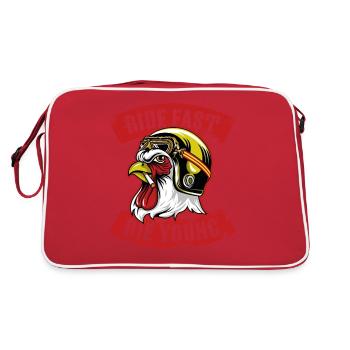 Ride fast and die young - Retro Bag - red/white - Back