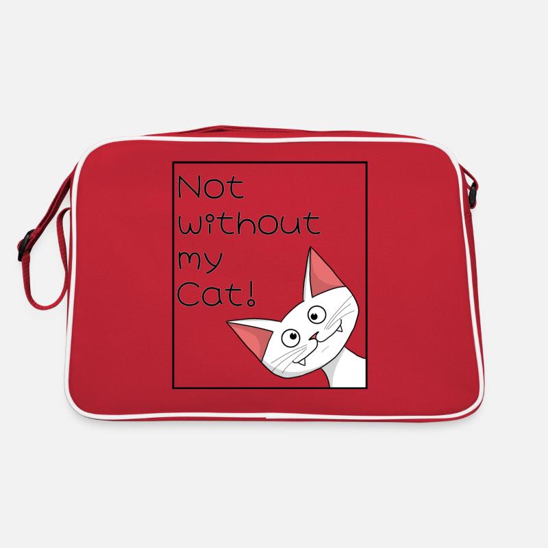 Pas sans mon chat Sac Retro