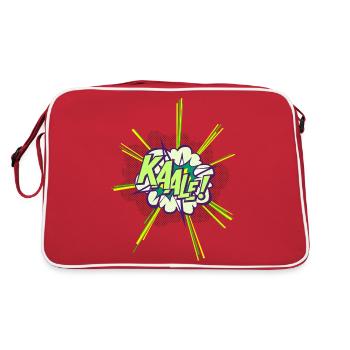 KAALE! - Sac Retro - rouge/blanc - Dos