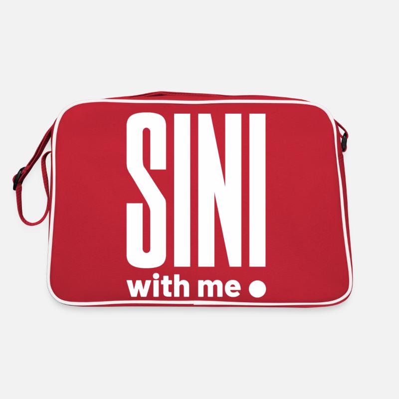 SIN avec moi blanc Sac Retro