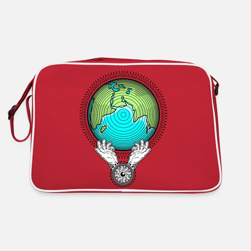 Save our Planet Earth Nature Protection Environmental Protection Retro Bag