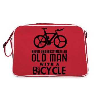 Road Bike Bike Bike - Retro Bag - red/white - Back
