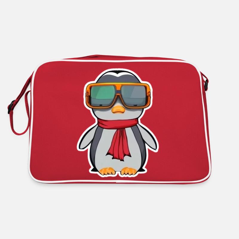 Mignon Petit Pingouin Sac Retro
