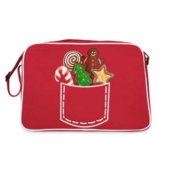 Noël Noël Motif Cookie Cookies - Sac Retro - rouge/blanc - Dos