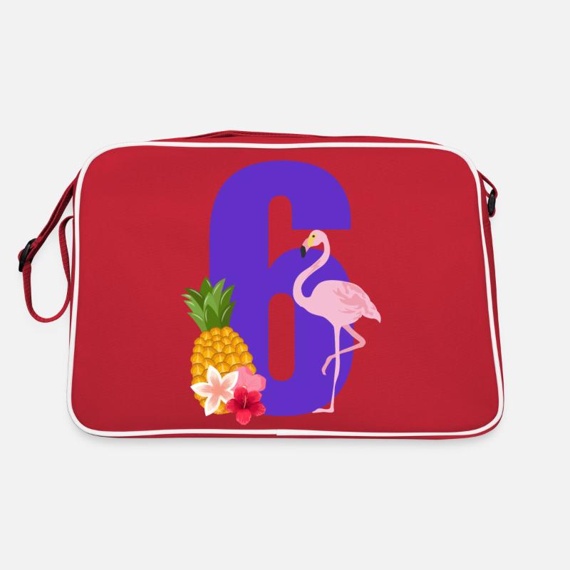 6th Anniversary Flamingo Retro Bag
