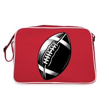 Football américain - Sac Retro - rouge/blanc - Dos
