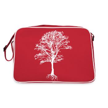 Arbre de pixels - Jeux et nature - Sac Retro - rouge/blanc - Dos