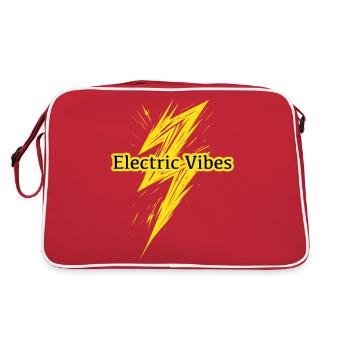 Electric Vibes: Element Lightning Theme - Retro Bag - red/white - Back