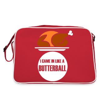 Boule de beurre de Thanksgiving - Sac Retro - rouge/blanc - Dos